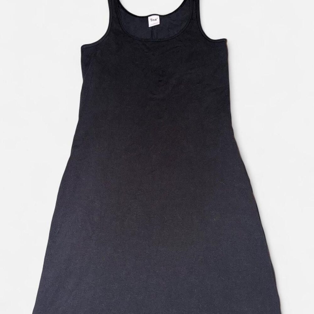 Aritzia Women's Black and Grey Dress